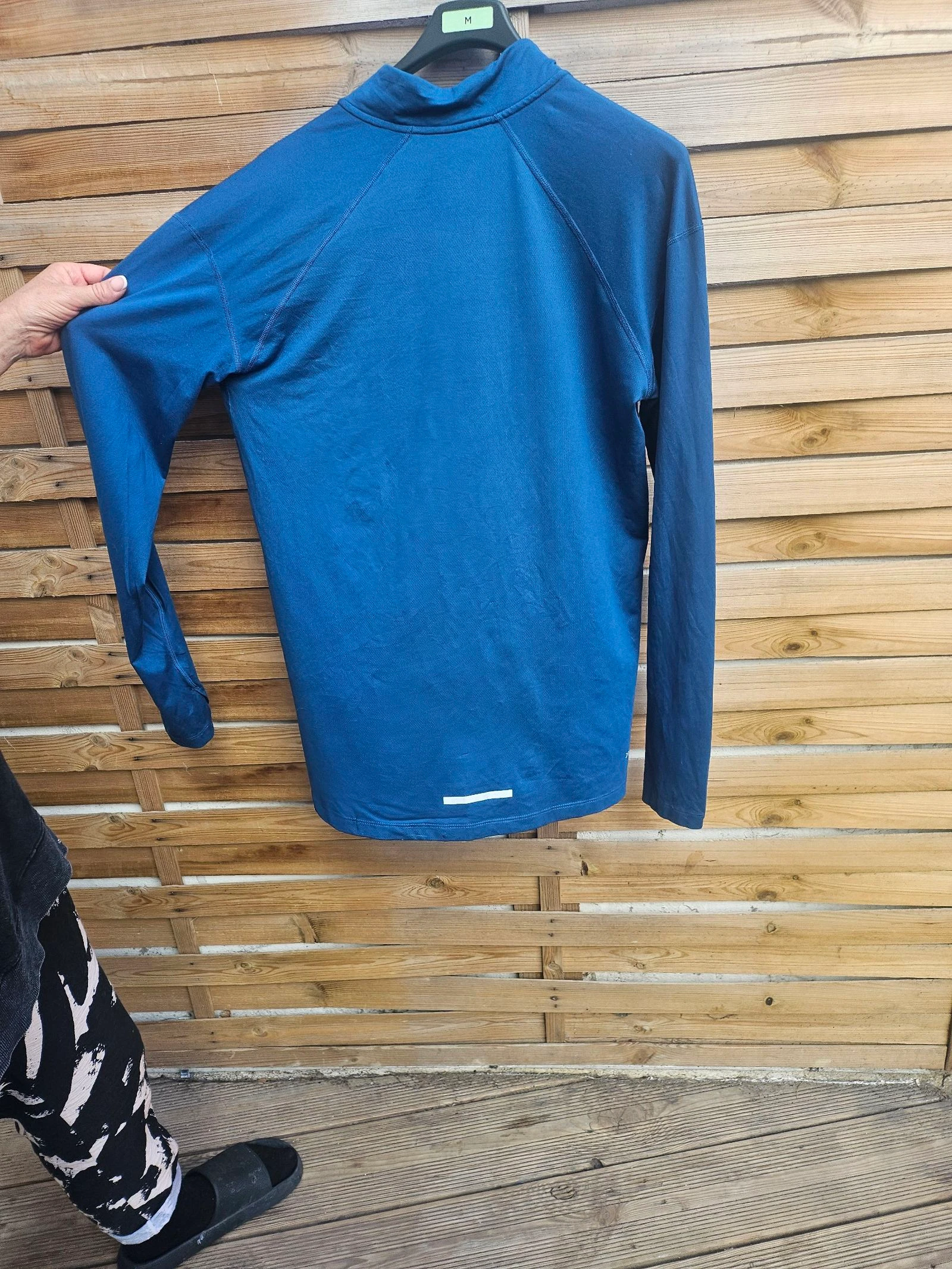 Blue nike dri-fit half zip top – photo 5